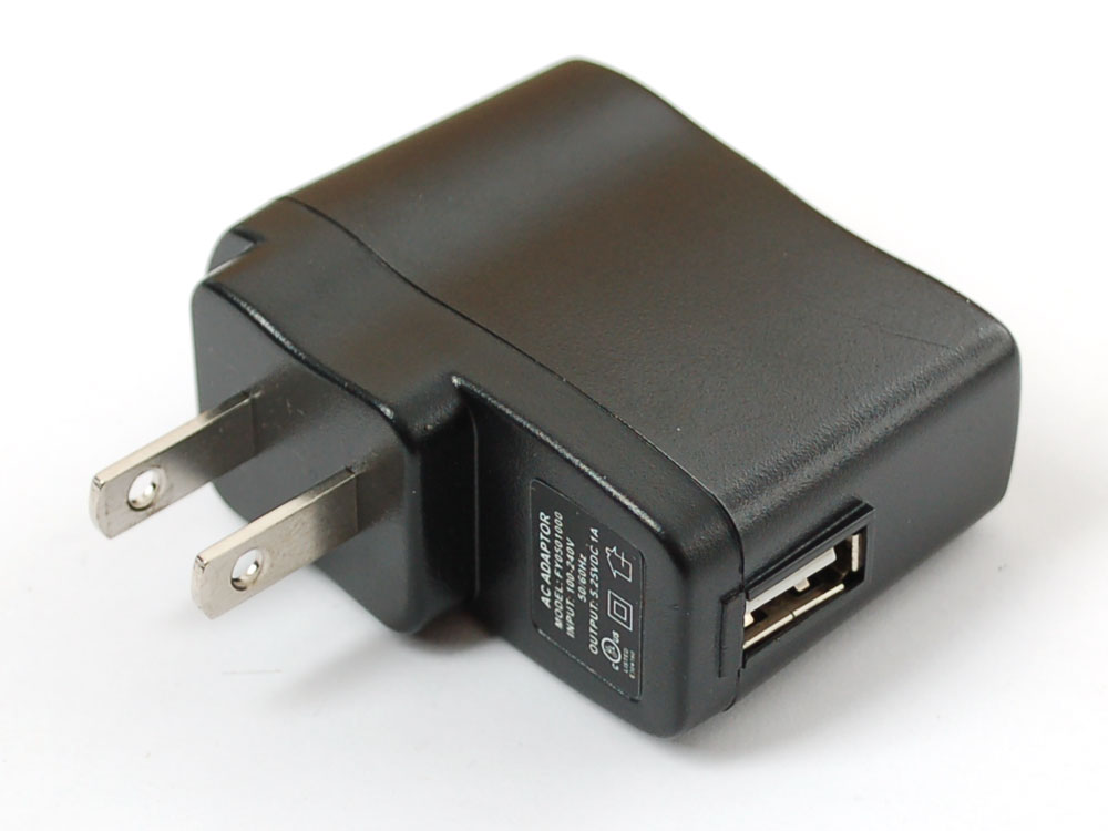Adaptador 5V 1A (1000mA) conector USB - Electronilab
