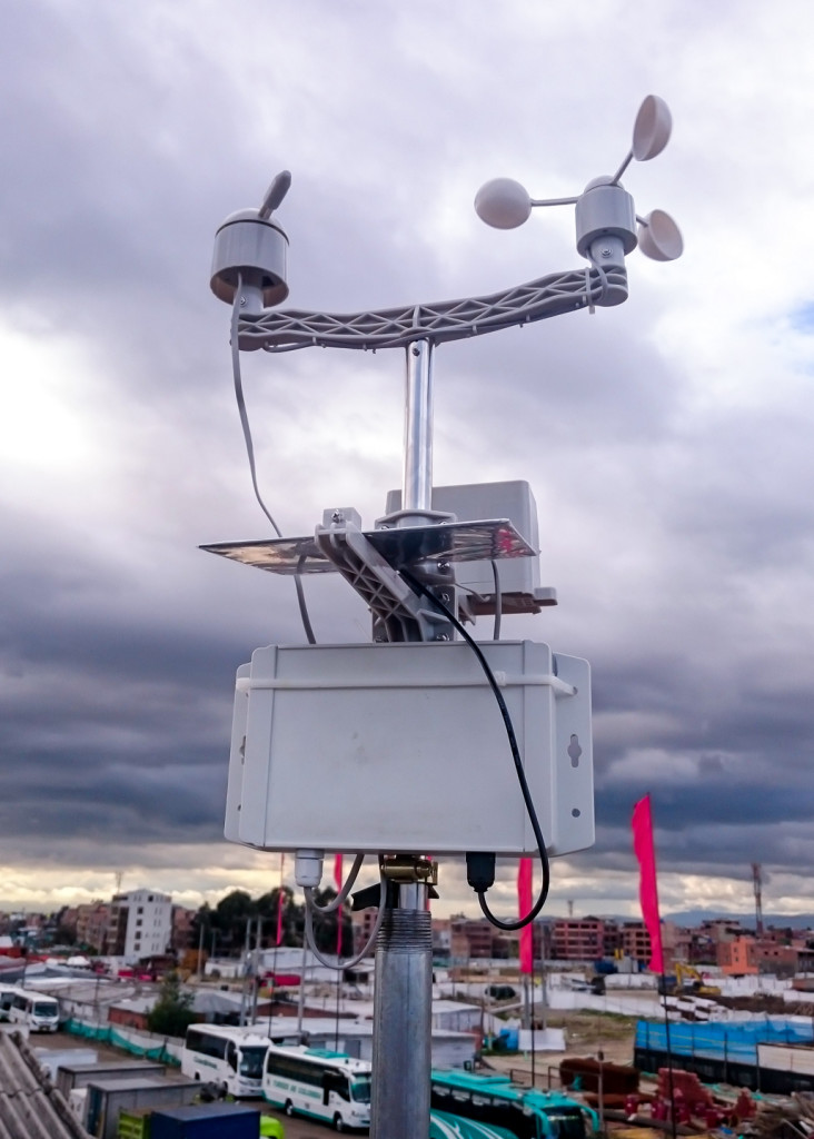 Ejemplo de montaje Estación meteorológica Electronilab