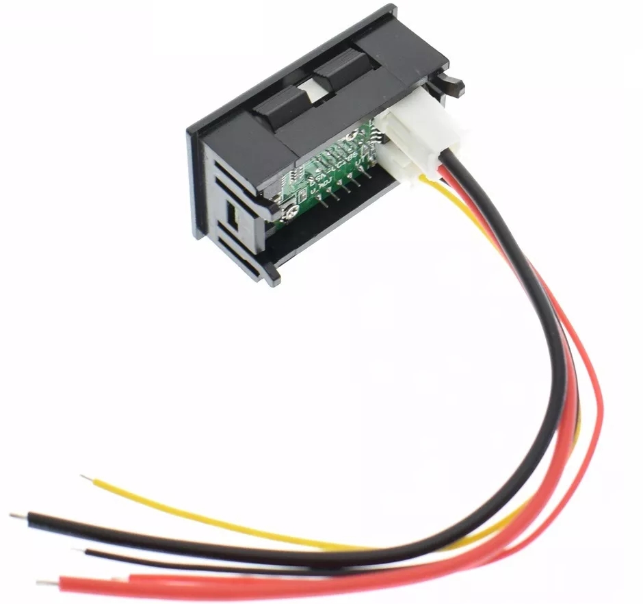 Voltímetro Amperímetro Digital DC de 0-100VDC a 10A - Electronilab