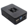 Caja o Case para Raspberry Pi 4 B Negro con Ventilador – Electronilab.co (5)