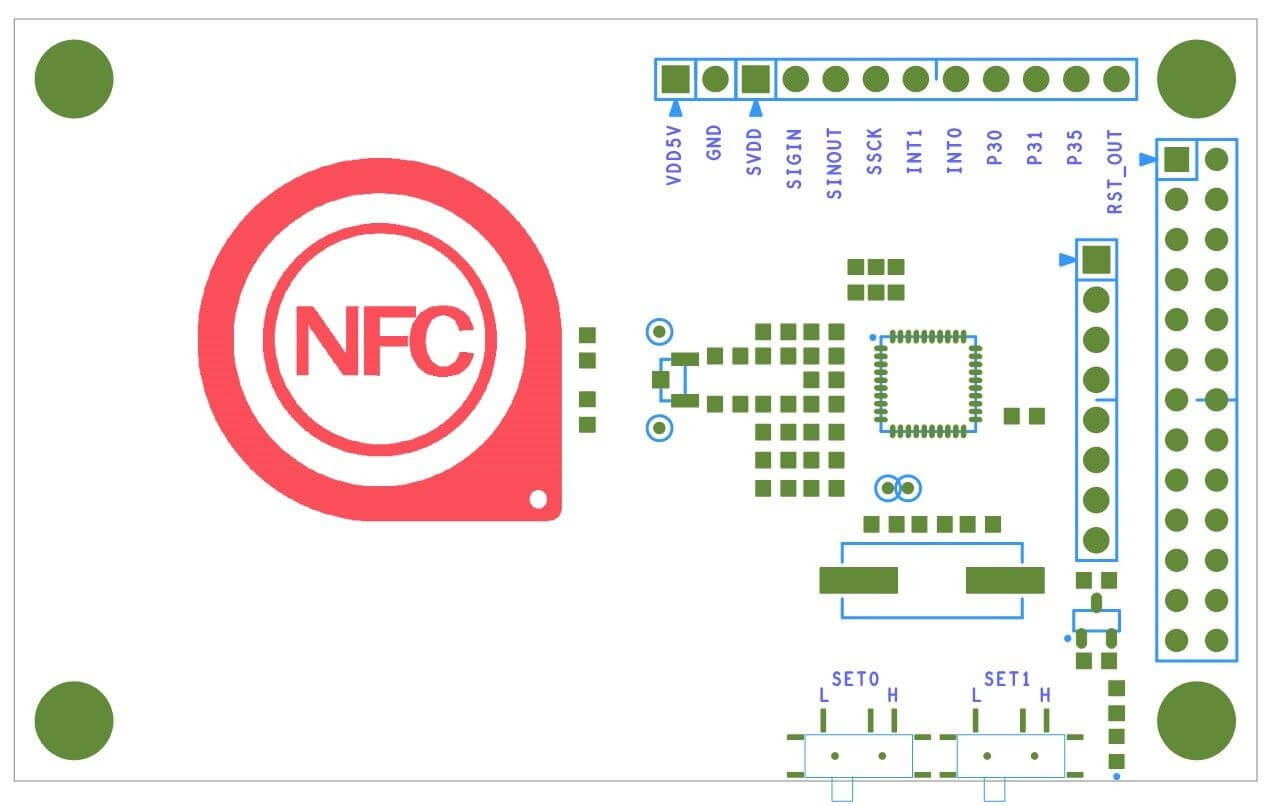 Sticker NFC de Proximidad Tag RFID 13.56 MHz NTAG215 Papel Adhesivo  Cuadrado - Electronilab
