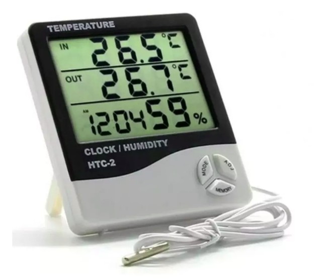 TermoHigrómetro Digital HTC-2 Sonda Temperatura Y Humedad