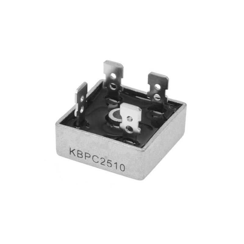 KBPC 25G 1x Semicom KBPC 25 25A 400V Puente Rectificador nuevo