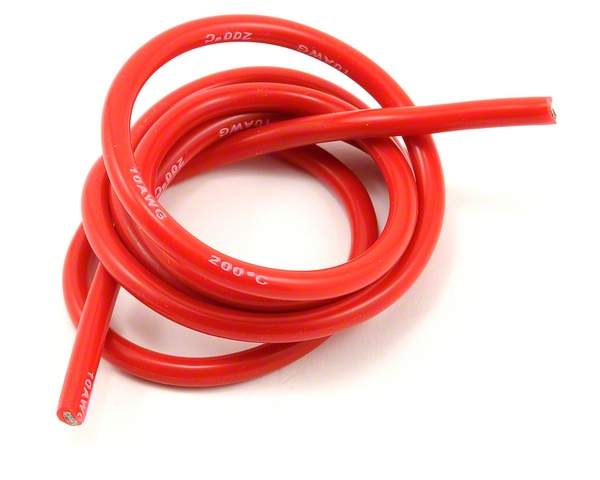 malo lavar Mismo Cable Siliconado Rojo AWG 10 1Metro - Electronilab