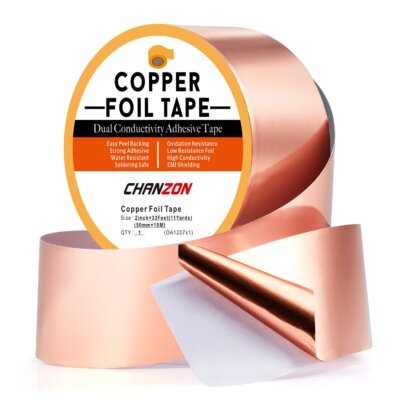 Cinta de cobre con adhesivo conductivo – 50 mm x 10 metros - Image 2