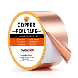 Cinta de cobre con adhesivo conductivo – 50 mm x 10 metros