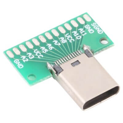 Conector USB C DIY Hembra
