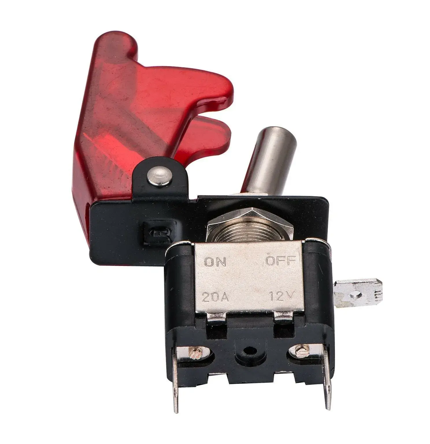 Switch Interruptor de Palanca para Carro Protector 12V Rojo ASW-07D -  Electronilab