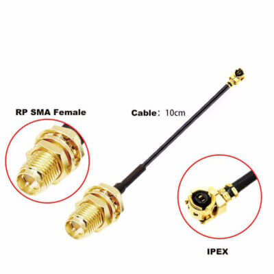 Cable adaptador RF RP-SMA Hembra a uFL/u.FL/IPX/IPEX - Image 4