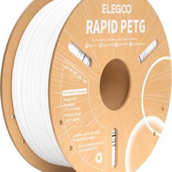 Filamento 3D Rapid PETG 1.75 mm ELEGOO 1Kg Color Blanco