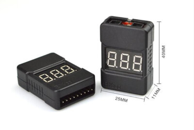 Indicador de Tensión Alarma para Baterías Litio / LiPo 1-8S con Case - Image 3