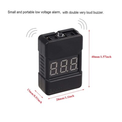 Indicador de Tensión Alarma para Baterías Litio / LiPo 1-8S con Case - Image 4