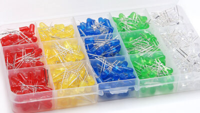 Kit de 500 LEDs de 5mm (Rojo/Amarillo/Azul/Verde/Blanco) - Image 2