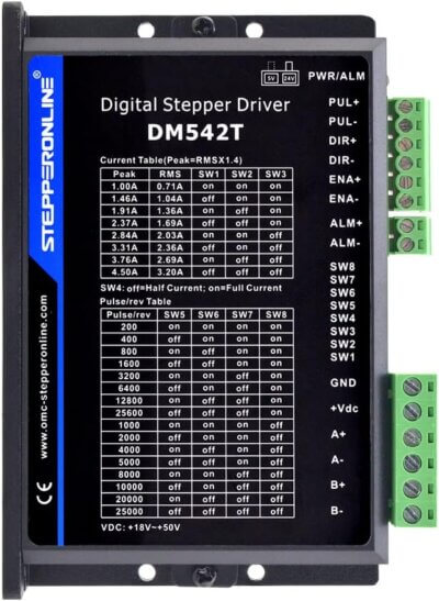 Motor Paso A Paso Nema 23 425 oz.in (3Nm) + Driver DM542T 4.5A 18-50VDC - Image 2