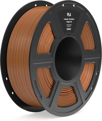 Filamento 3D PLA 1.75 mm ELEGOO 1Kg Color Café
