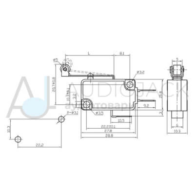 Interruptor Final de Carrera Limit Switch KW1-103-7 - Image 4