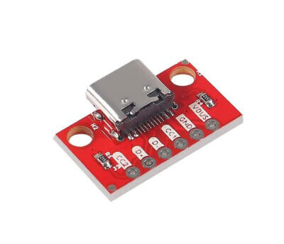 Módulo Adaptador Conector USB C DIY Hembra 6 pines
