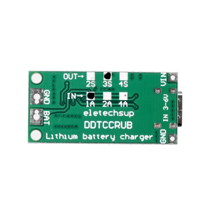 Módulo de Carga USB Tipo C 3S 1A 12.6V para Baterías de Litio - Image 3
