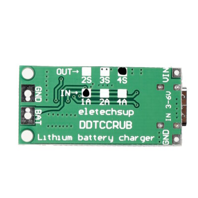 Módulo de Carga USB Tipo C 4S 1A 16.8V para Baterías de Litio - Image 3