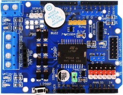 Shield Puente H L298P Controlador Motores - Image 3
